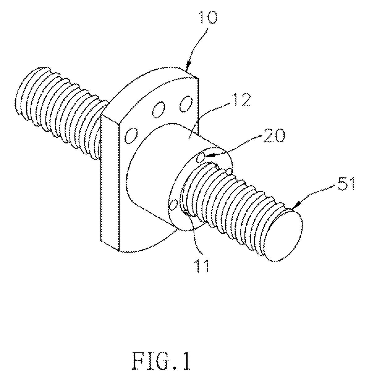 Nut for ball screw