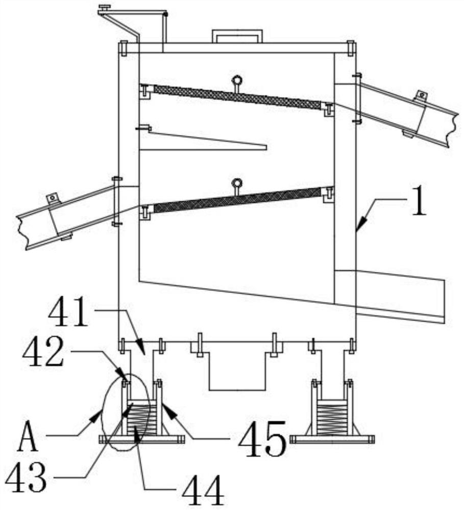 Screening device for rice processing and production