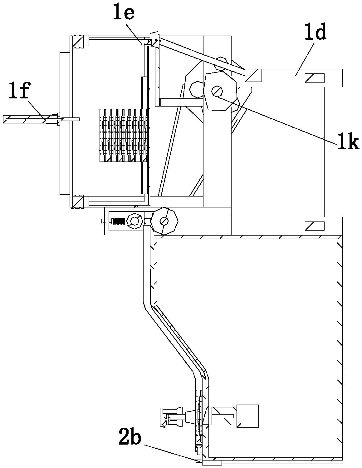 Working method of shock absorption assembling equipment for automobile platens