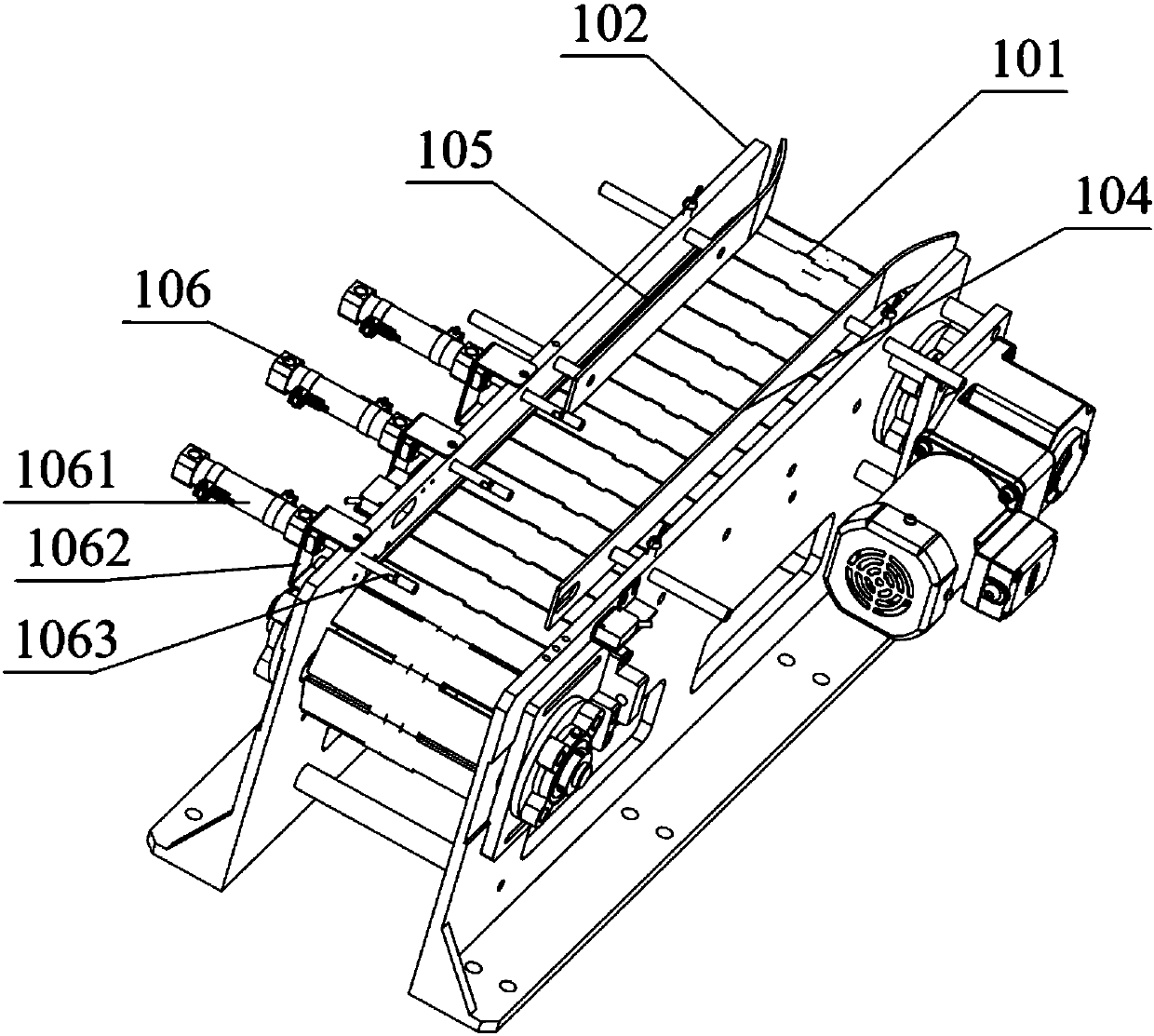 Pneumatic grinding equipment for automobile universal joint