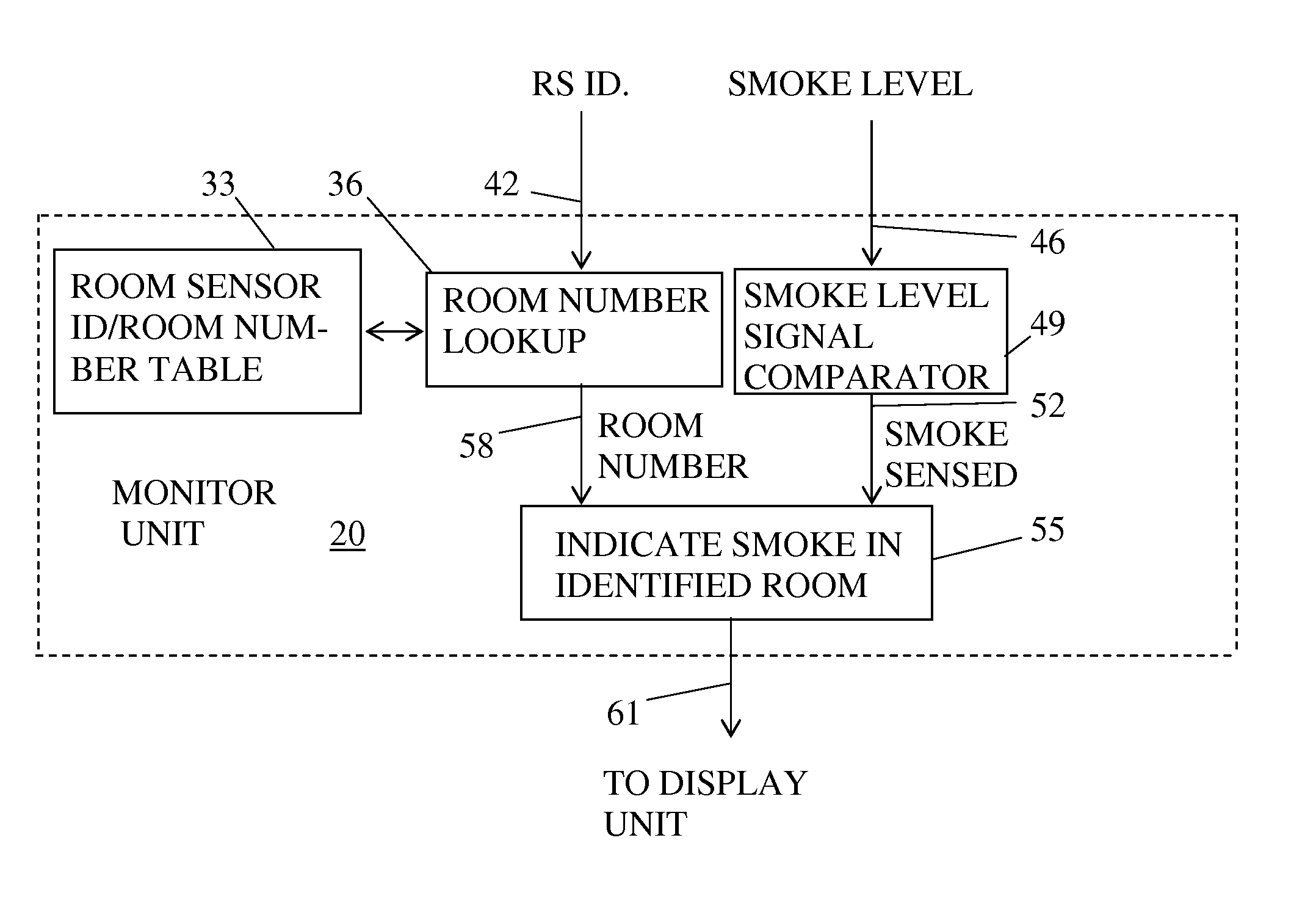 Recreational smoking monitor system for use in occupied spaces