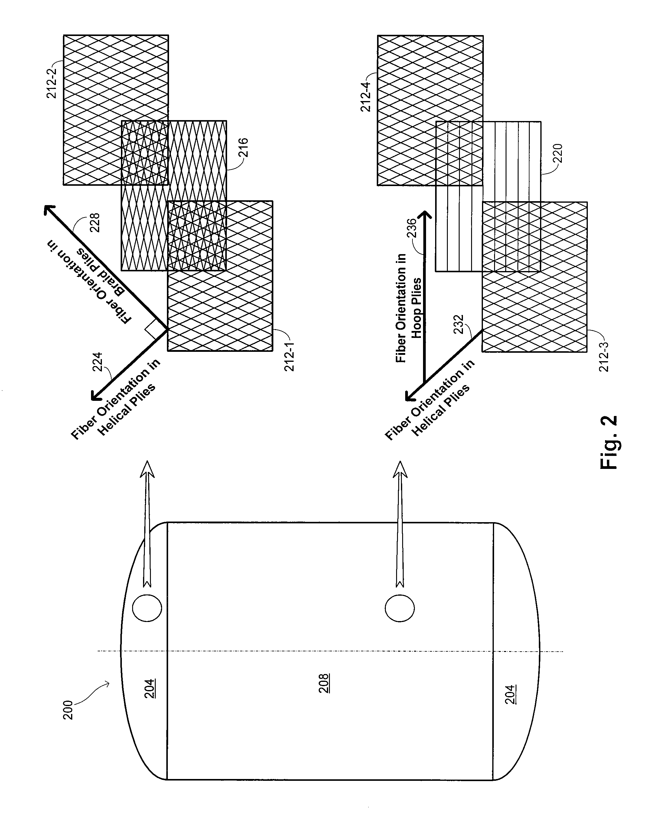 Damage and leakage barrier in all-composite pressure vessels and storage tanks