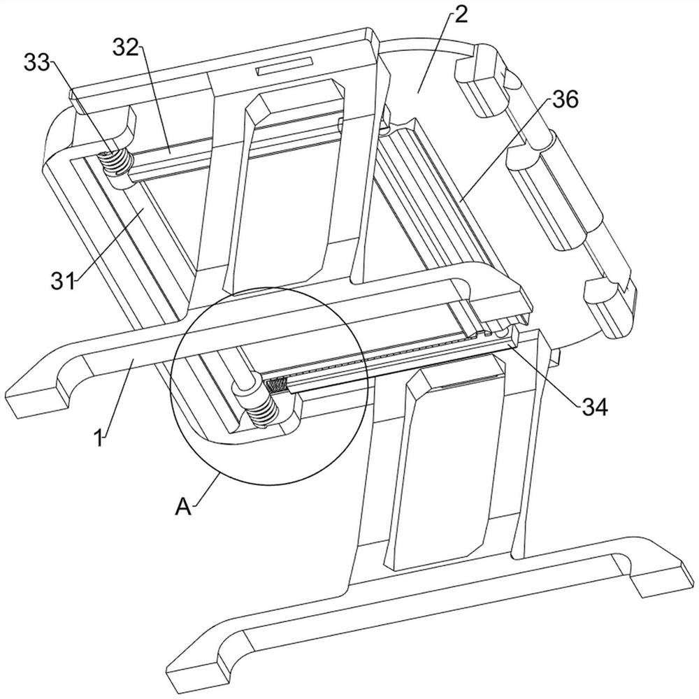 Student chair capable of relaxing legs