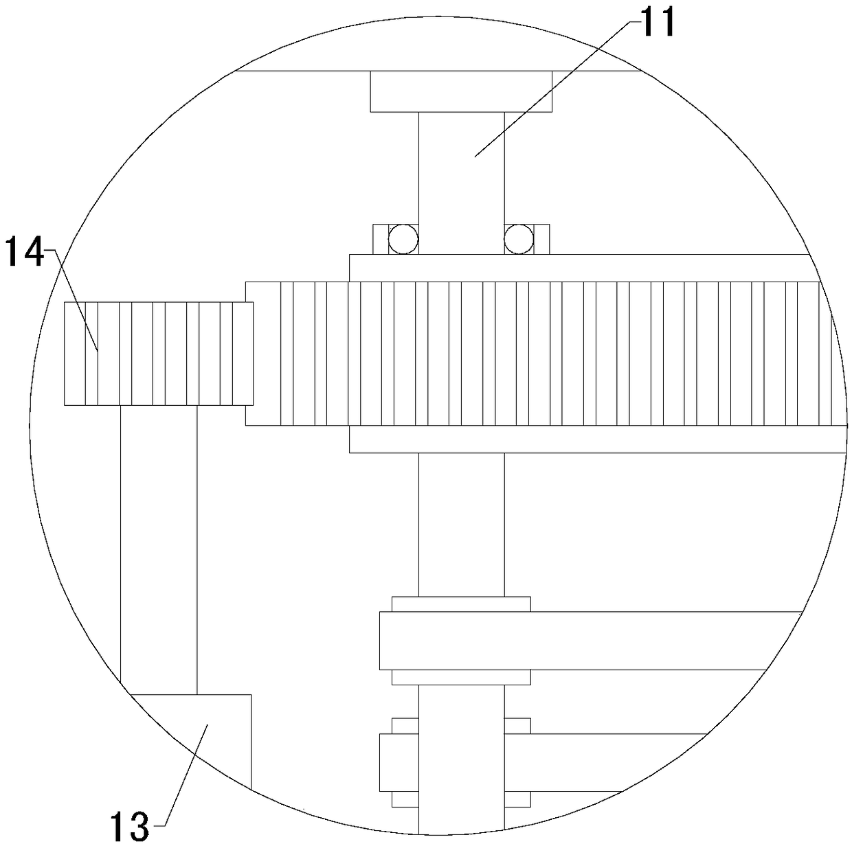 Spraying device applied to production and processing of plastic housing of unmanned aerial vehicle for plant protection