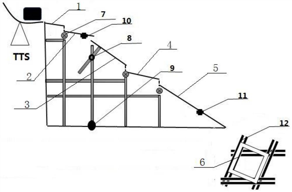 Automatic adjusting conveying chute and conveying system