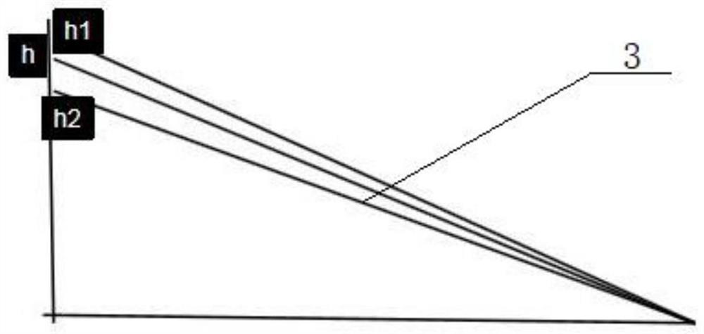 Automatic adjusting conveying chute and conveying system