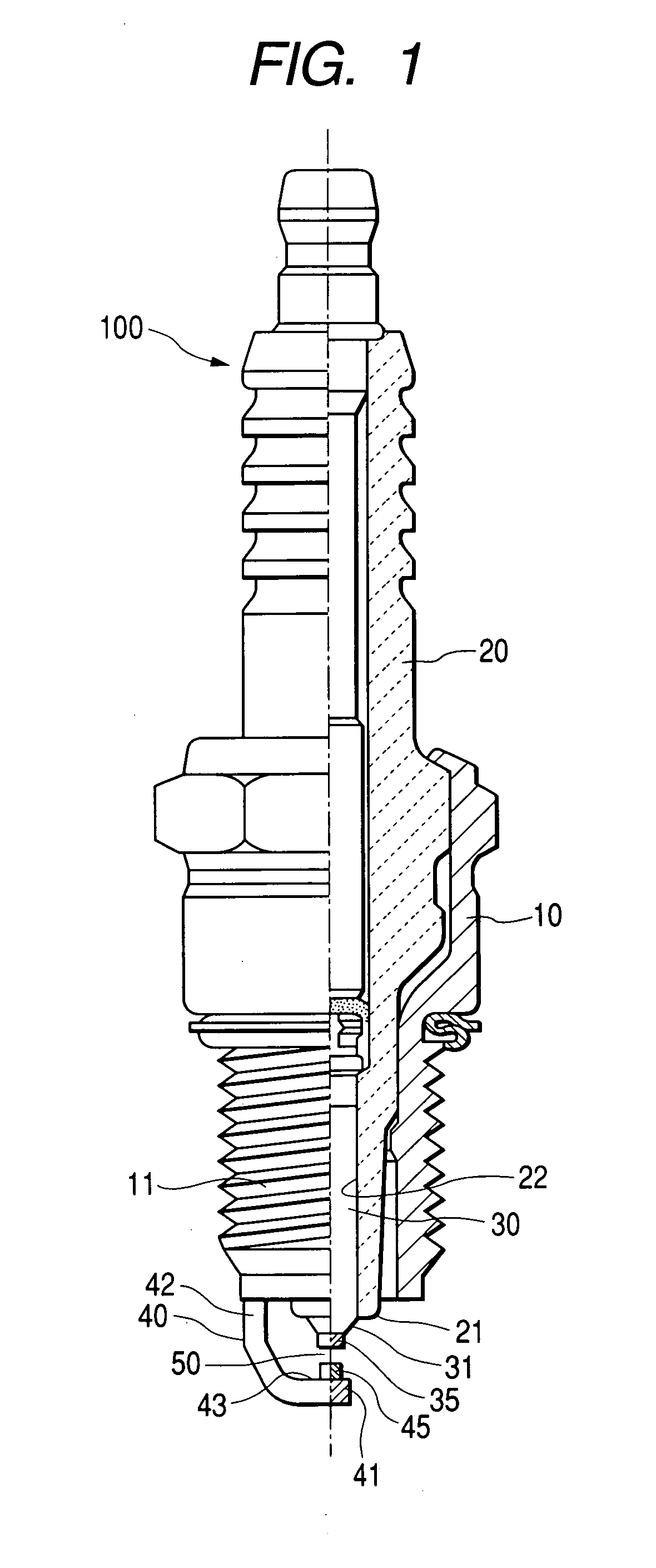 Spark plug with noble metal chip joined by unique laser welding and fabrication method thereof