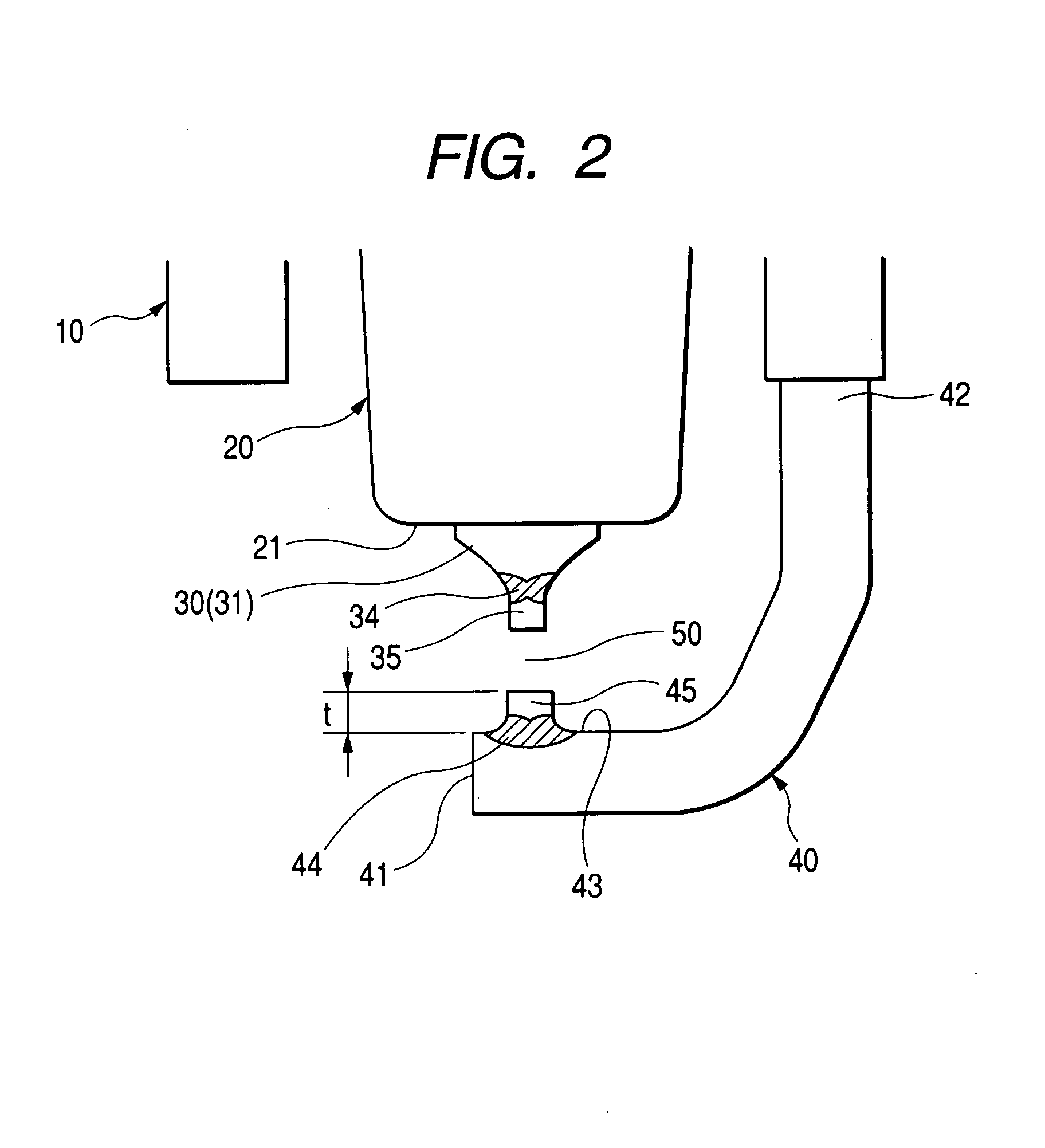 Spark plug with noble metal chip joined by unique laser welding and fabrication method thereof