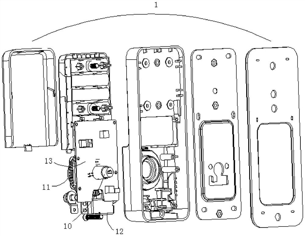 Intelligent door lock assembly, clutch control method and intelligent door lock