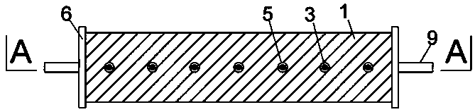 Stretching-compression type vibration-reduction energy-consumption support structure