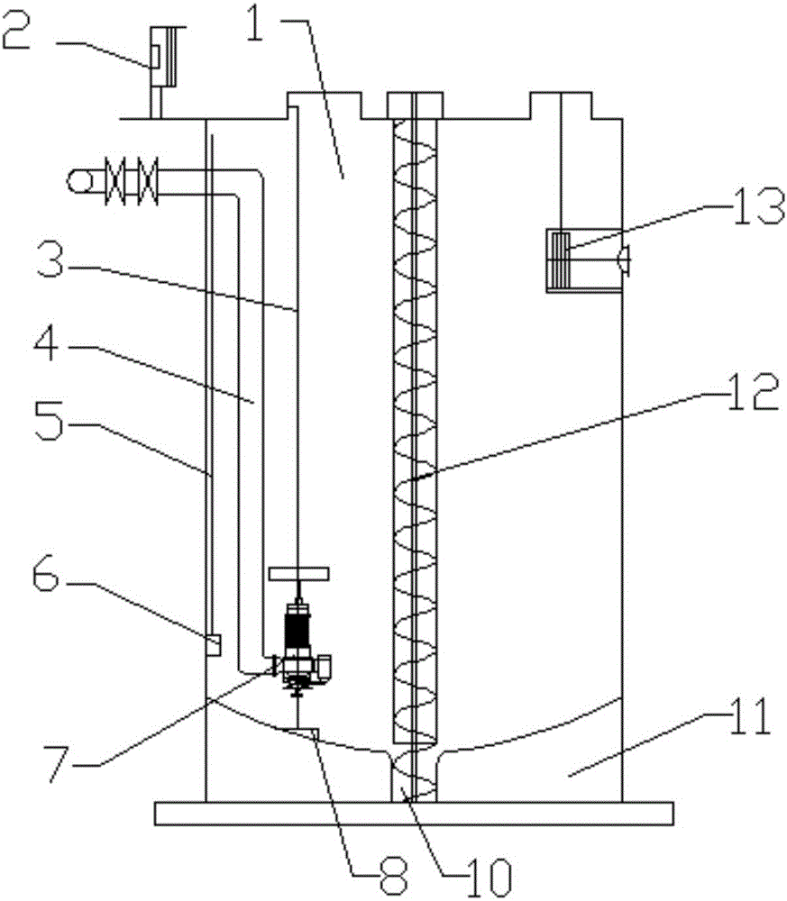 Intelligent integrated prefabricated pump station capable of discharging slag automatically