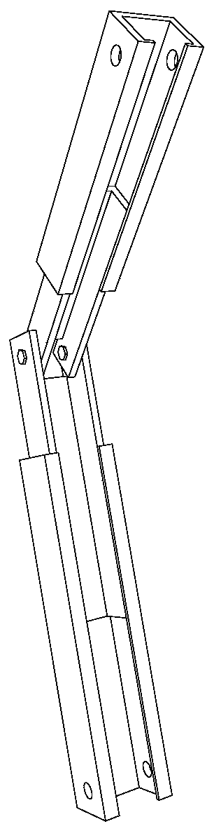 High-stability liftable and lowerable resistance furnace suitable for three-dimensional frame structure fire hazard experiment