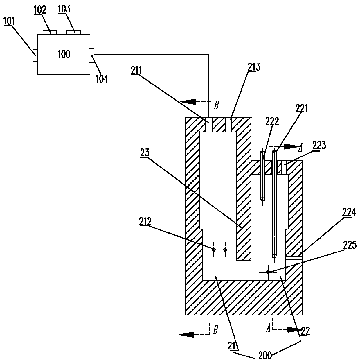 System and method for smelting zinc concentrate and zinc-containing secondary material