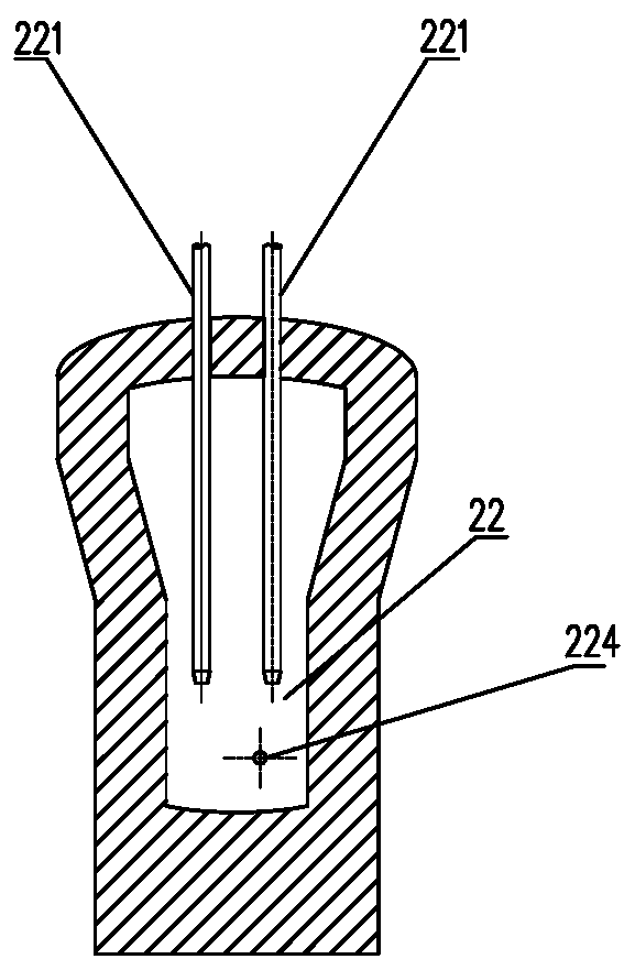 System and method for smelting zinc concentrate and zinc-containing secondary material