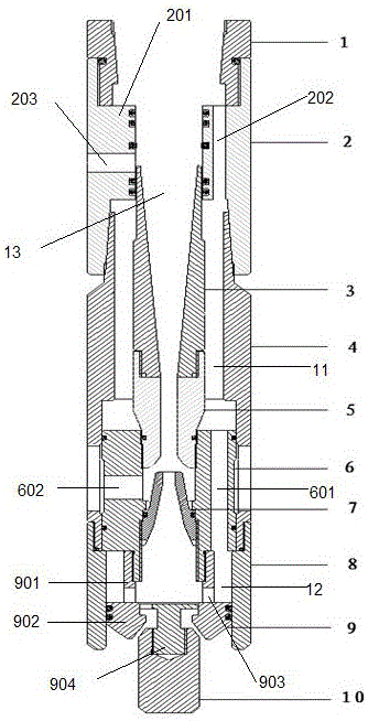 Concentric double-tube sand removal well-washing machine