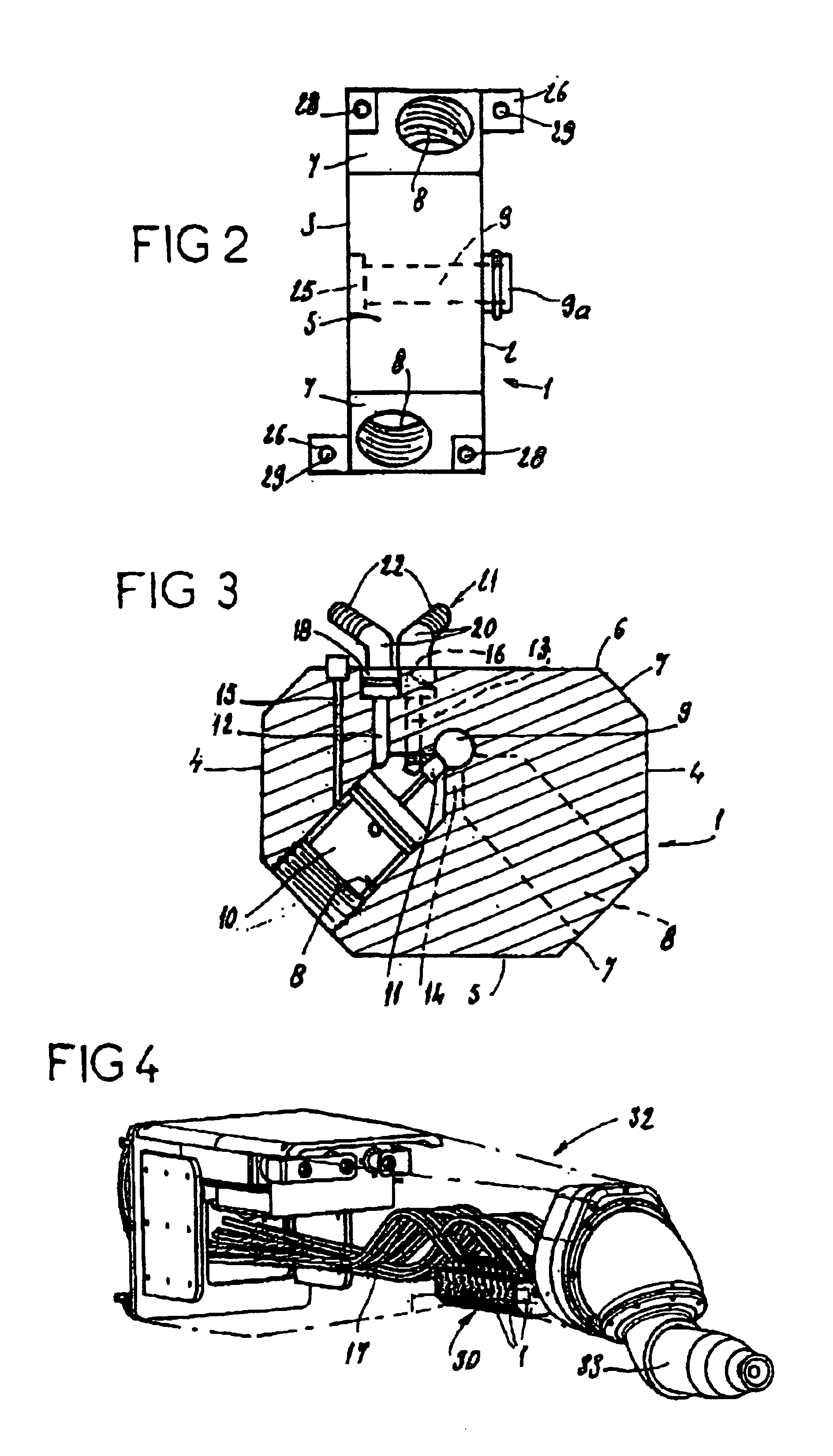 Color shade changing unit module for painting installation