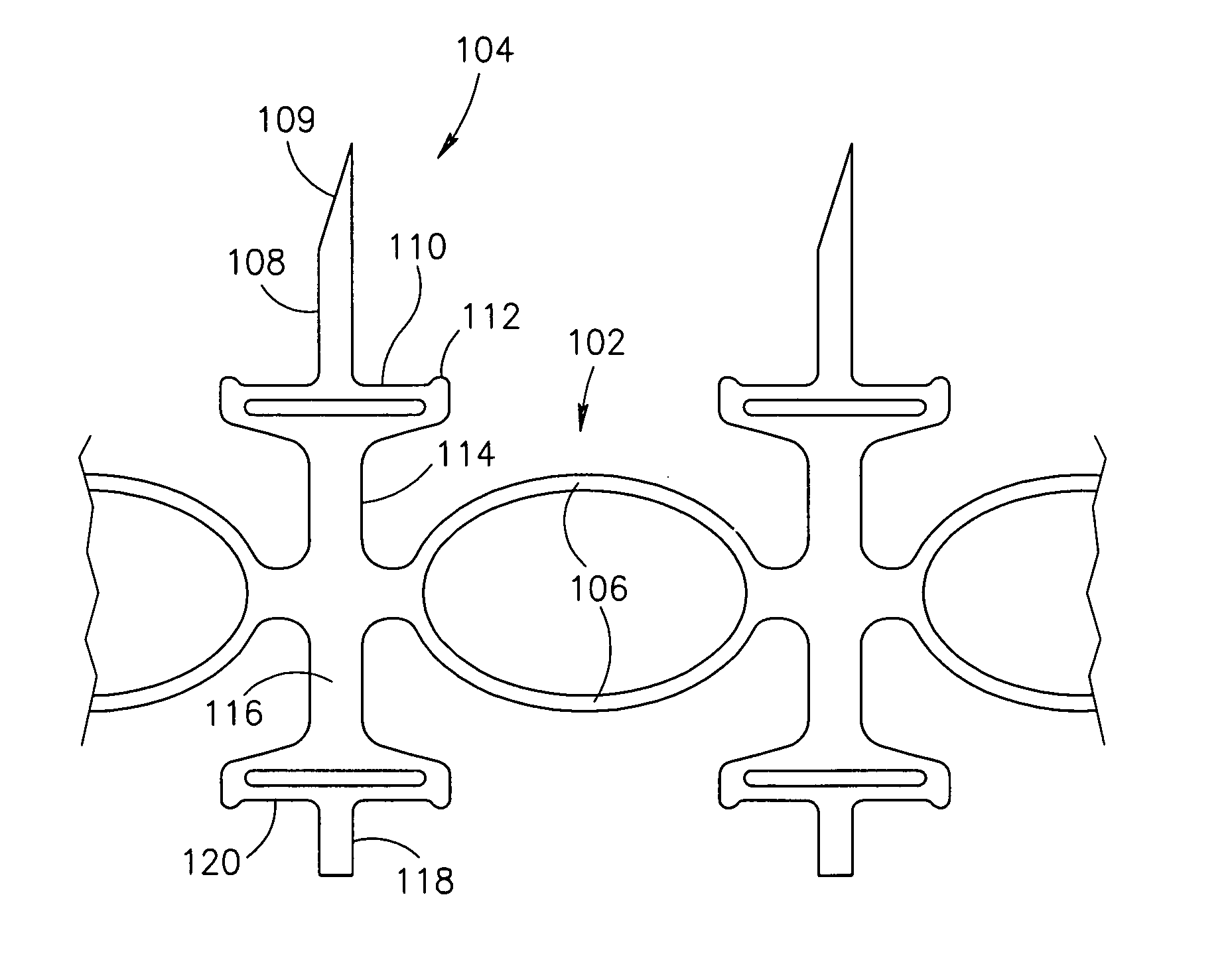 Low profile anastomosis connector