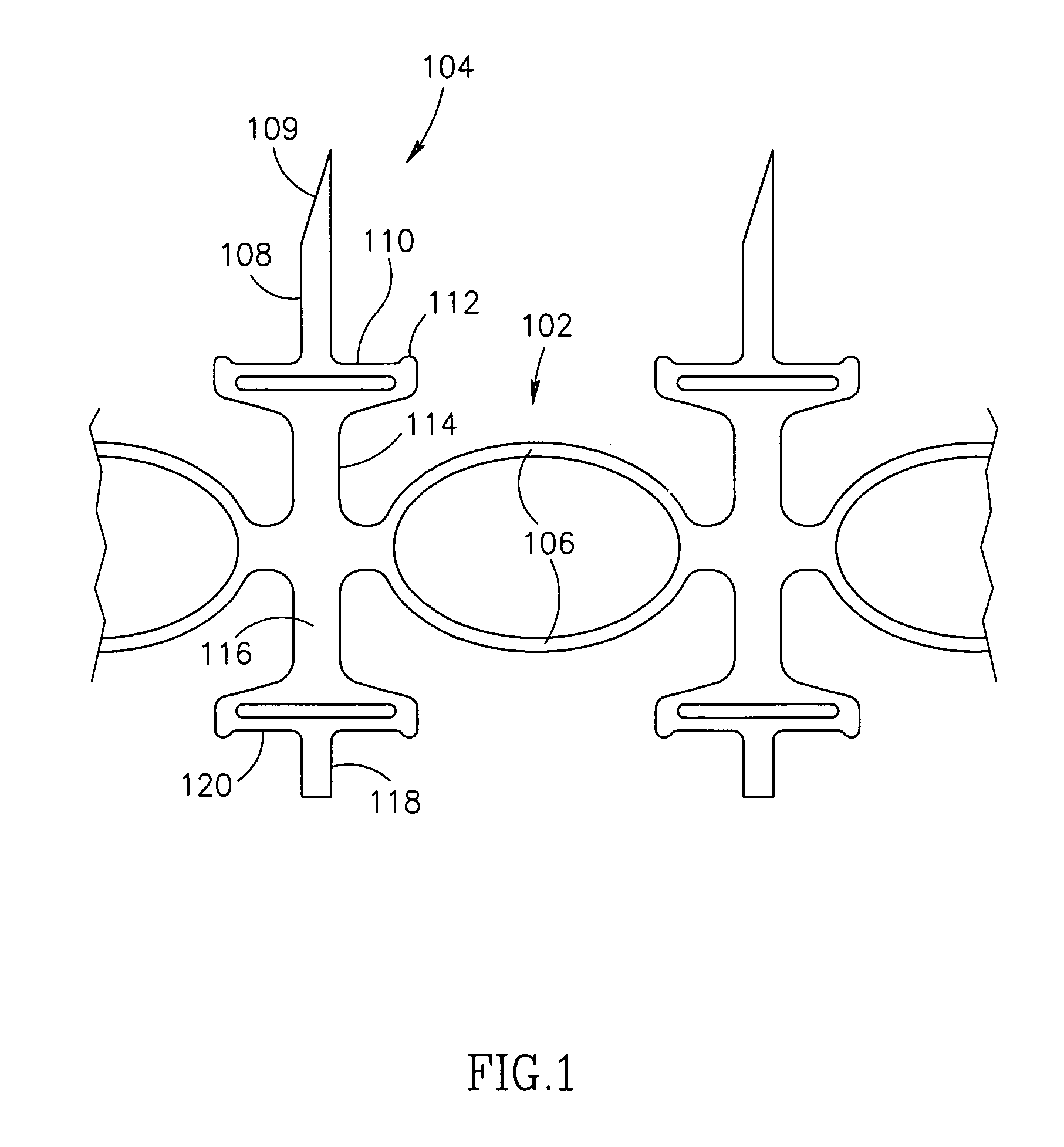 Low profile anastomosis connector