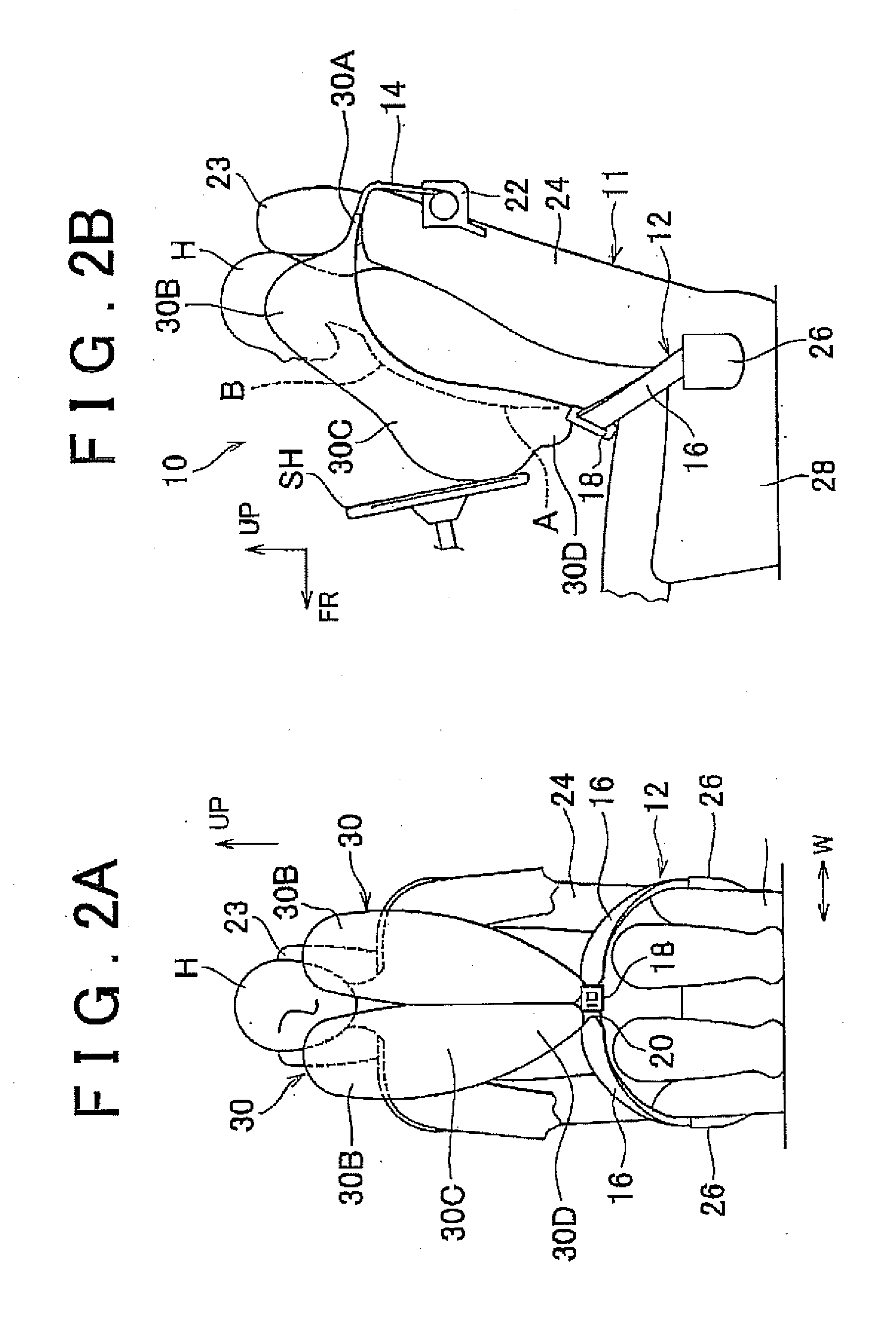 Vehicle occupant restraint apparatus