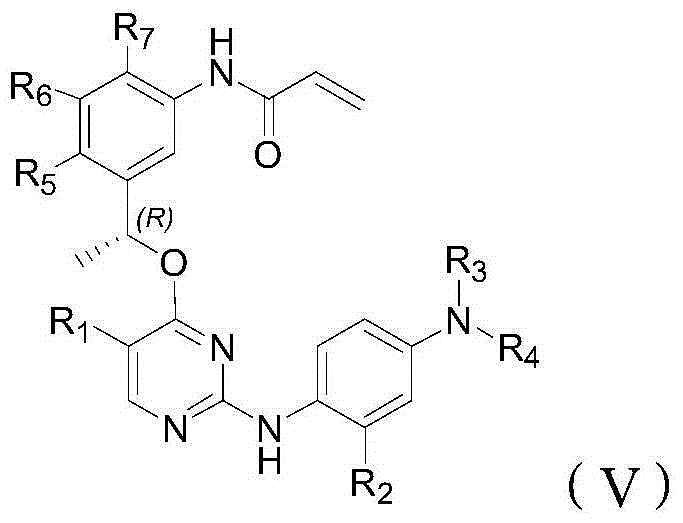 T790M mutant epidermal growth factor receptor (EGFR) inhibitor and application of same in preparation of antitumor drugs