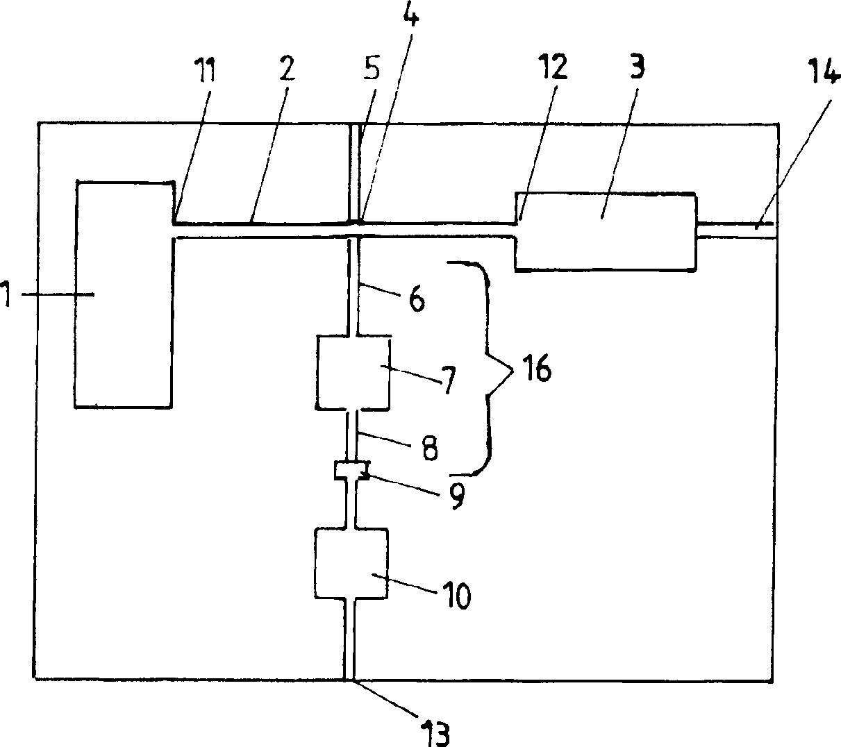 Microfluidic configuration for dosing liquids