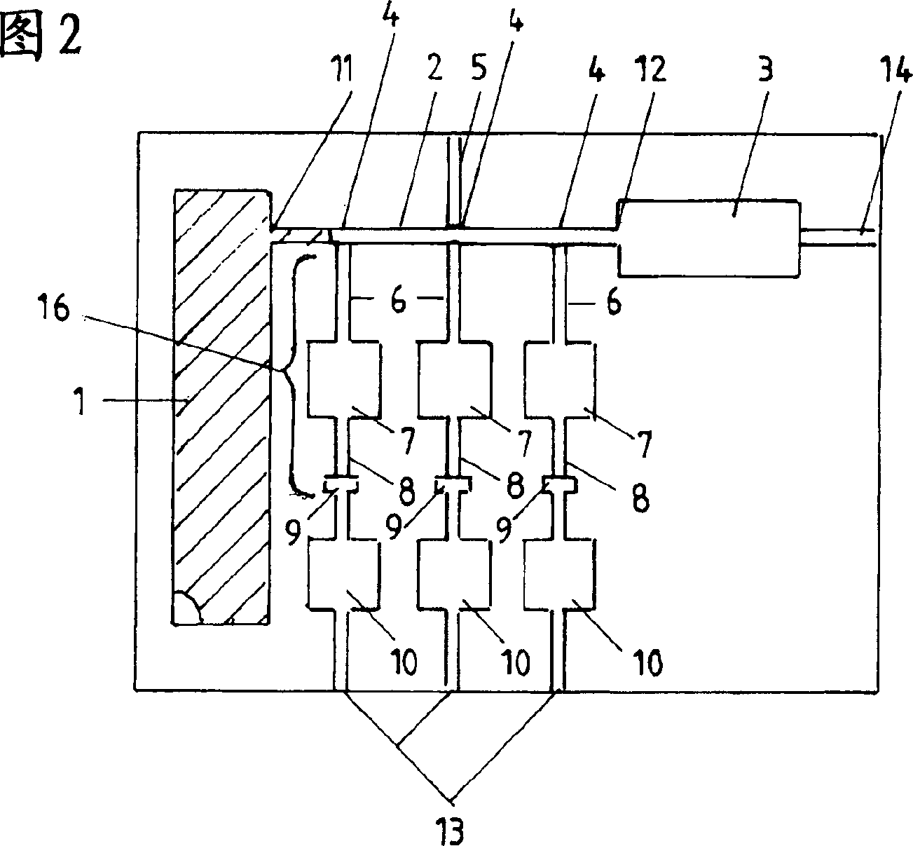 Microfluidic configuration for dosing liquids