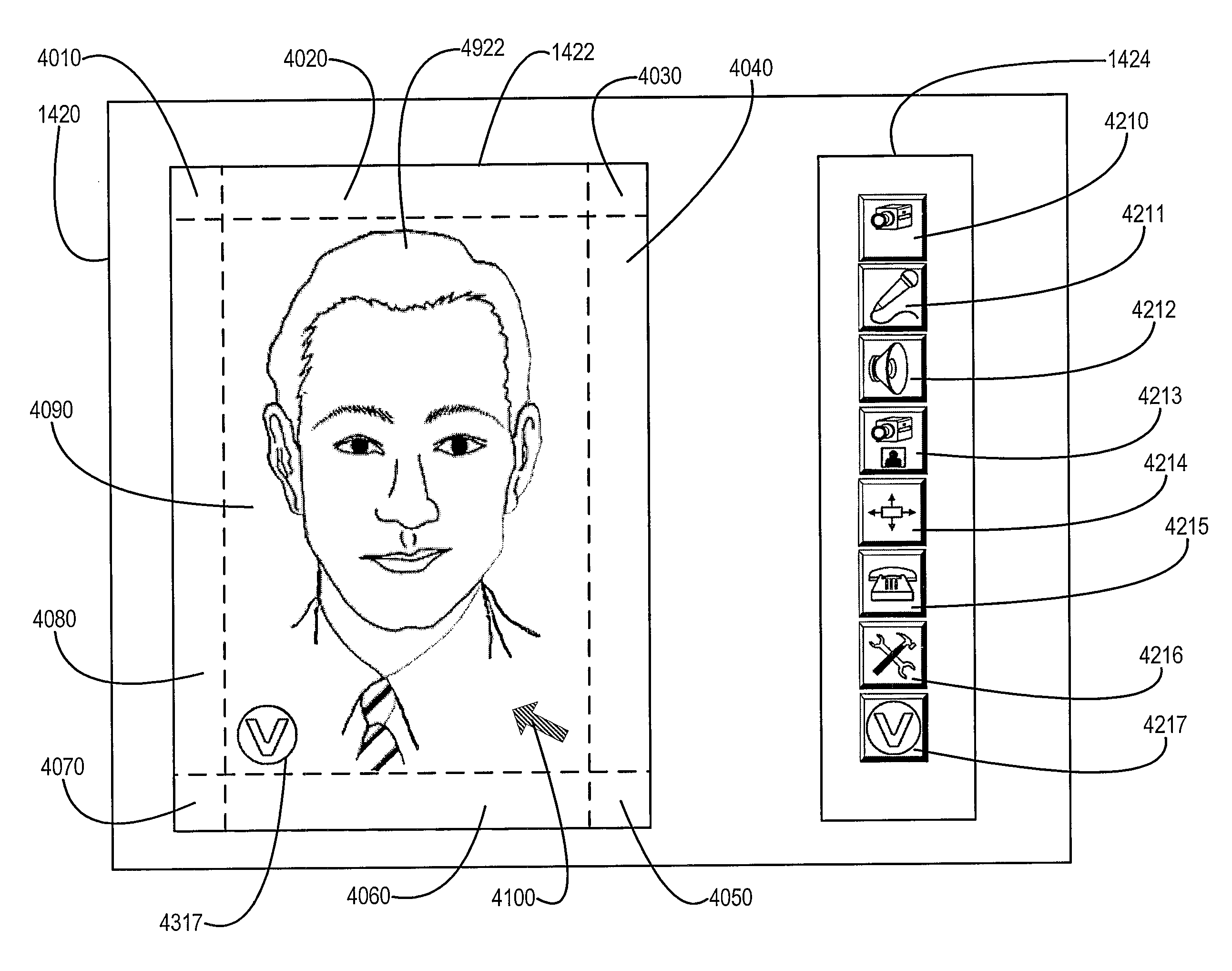 Video conference control system and method