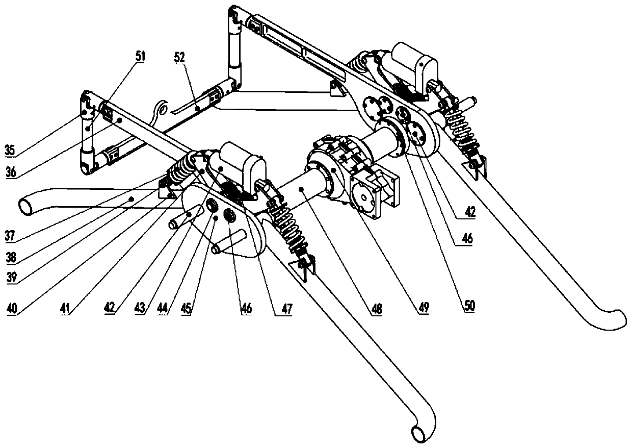 An improved structure of walking system of walking compound mobile robot