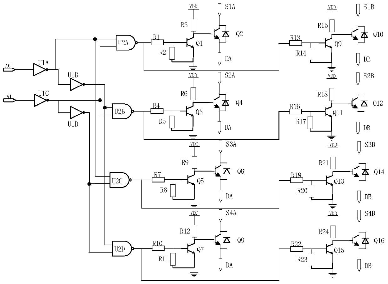 Control board with test function