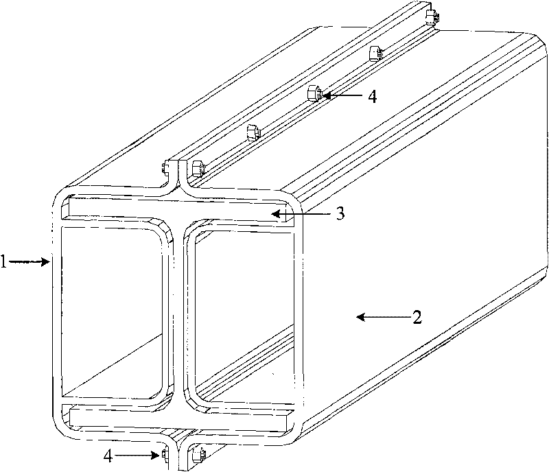 E-shaped fastener constrained type assembled buckling-restrained energy-consumed brace