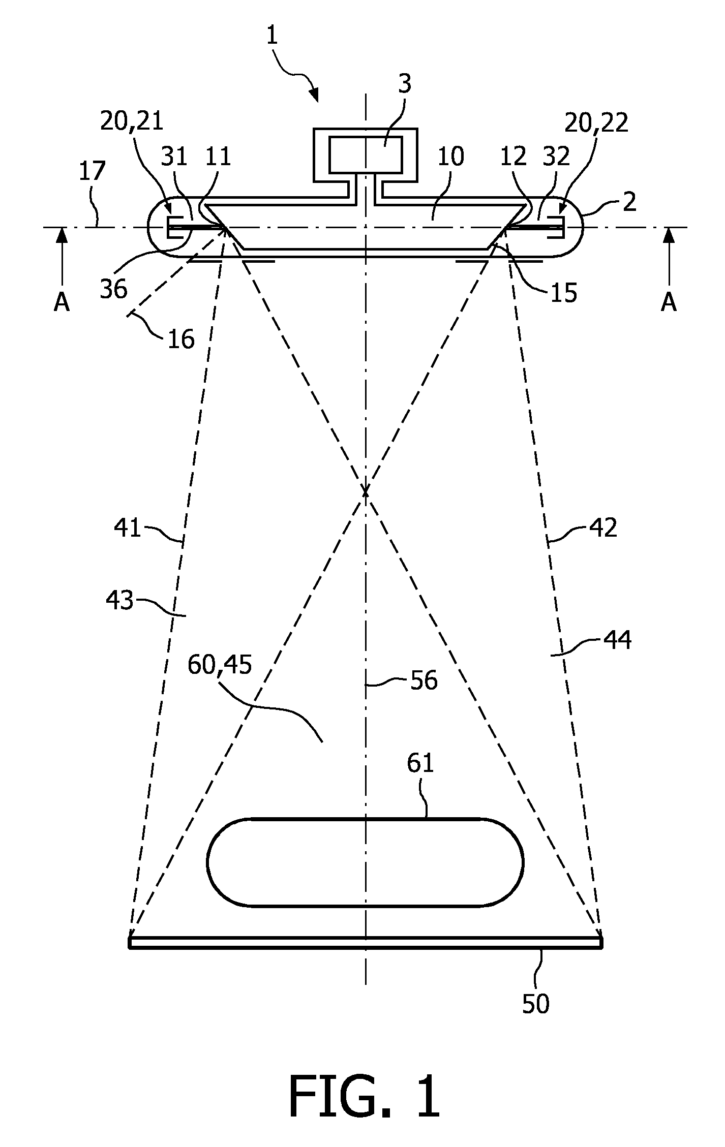 Circular tomosynthesis x-ray tube