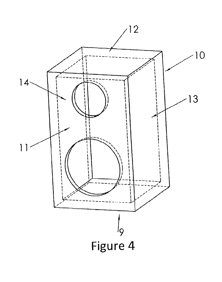 Laminated glass and laminated acrylic loudspeaker enclosure