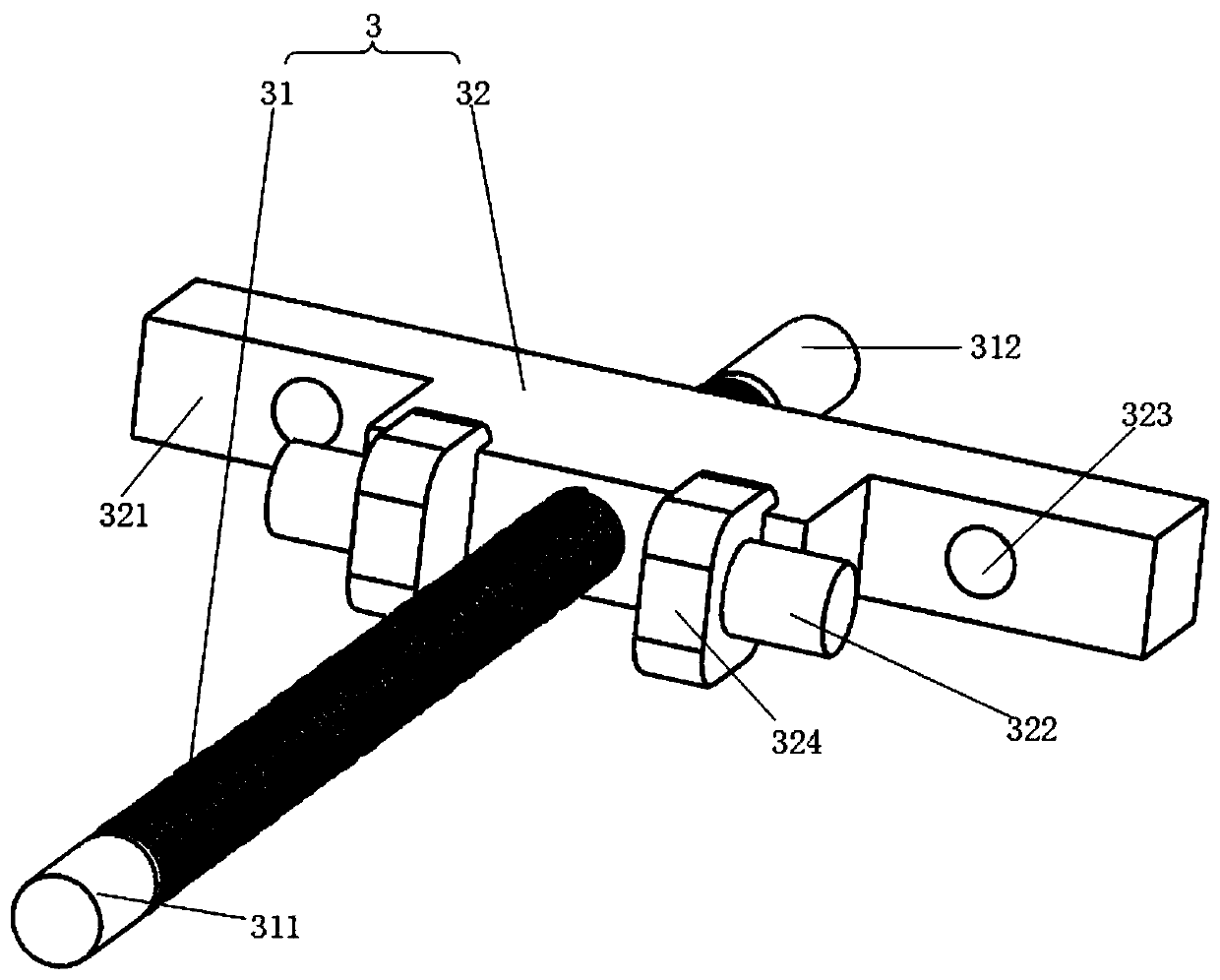 A push-and-shake combined wave generator