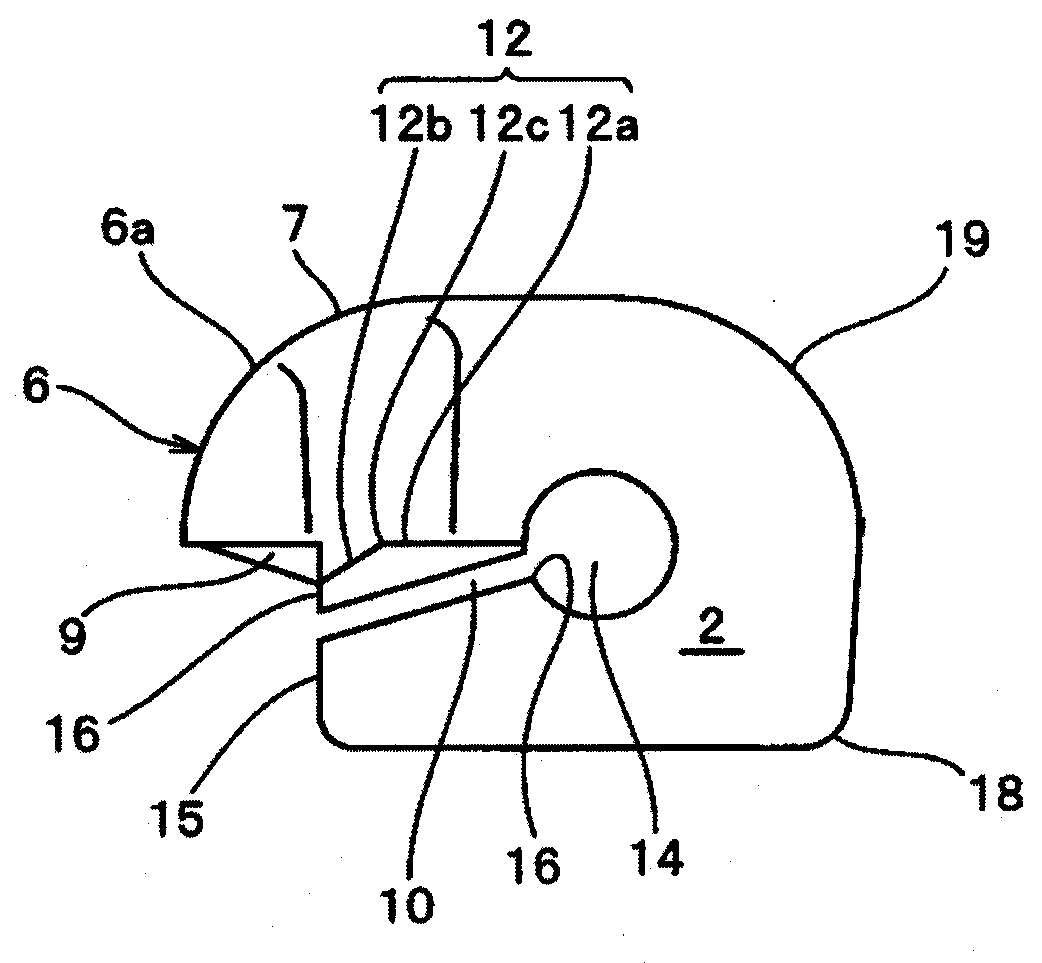 Fastener element for concealed slide fasteners