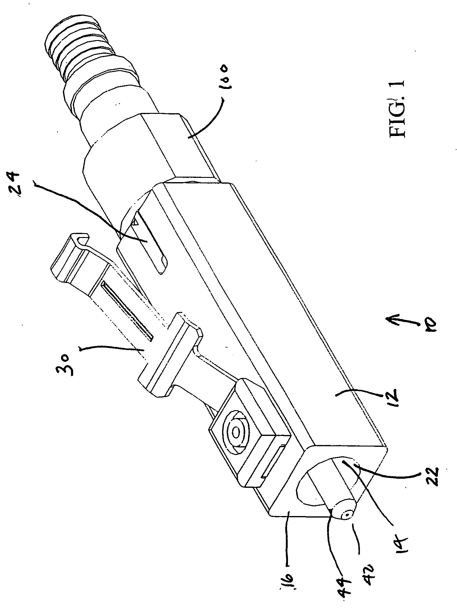 Indexed optical fiber connector