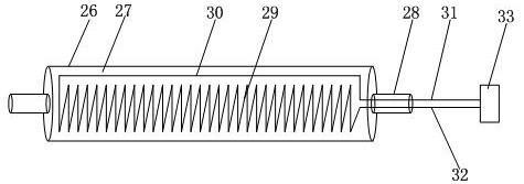 Textile fabric double-roller hot embossing device