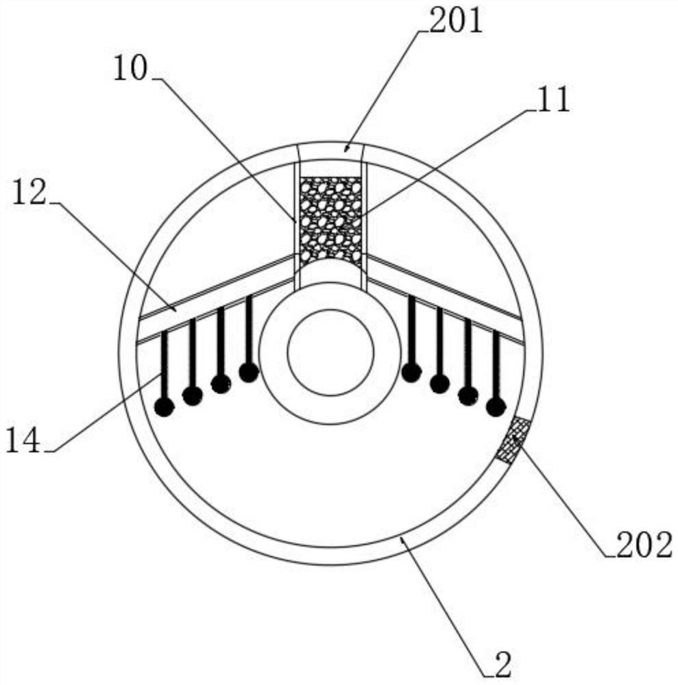 Rotary fishing adsorber for suspended particulate matters in water