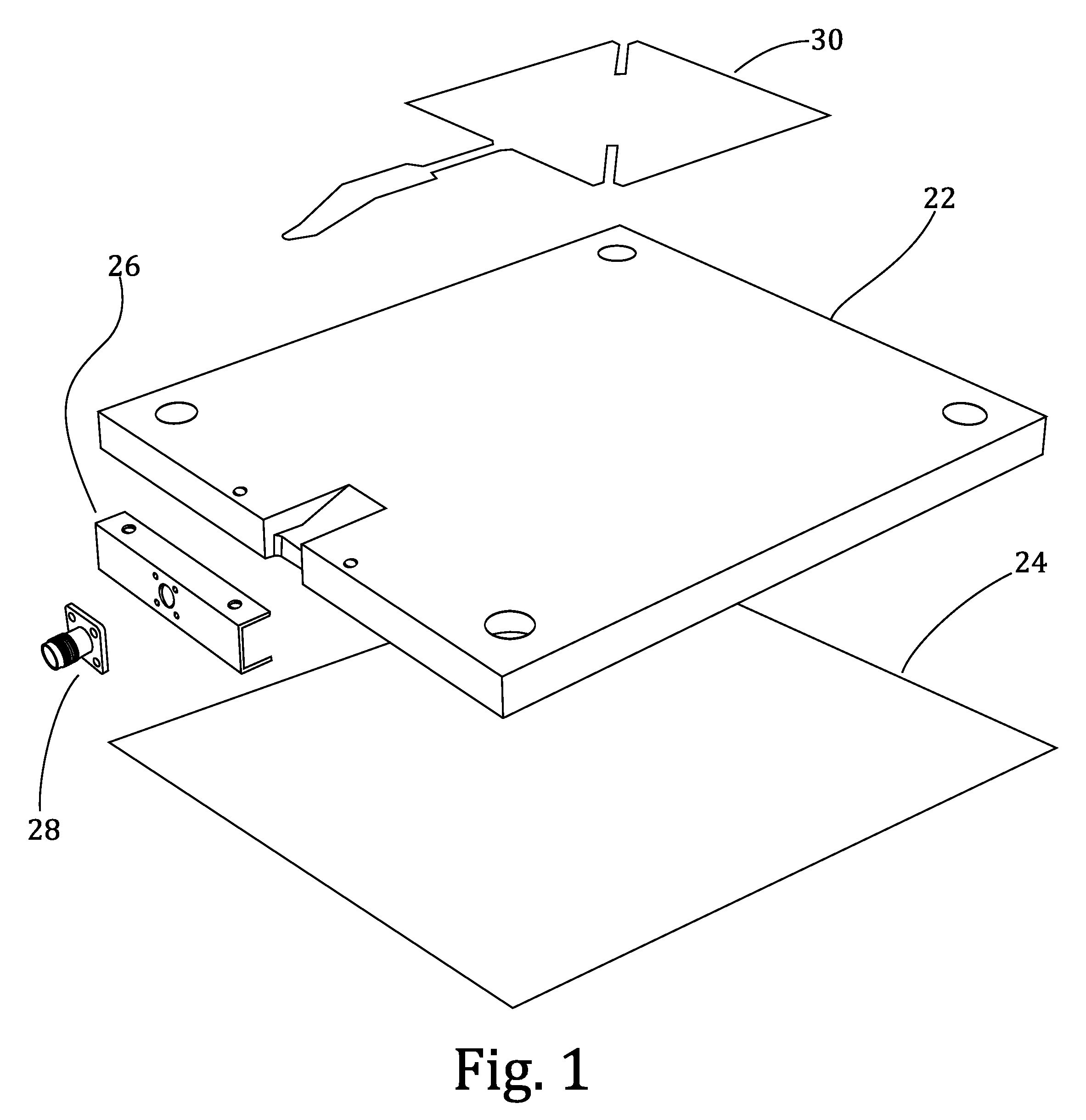 RFID Microstip Interrogator Antenna System