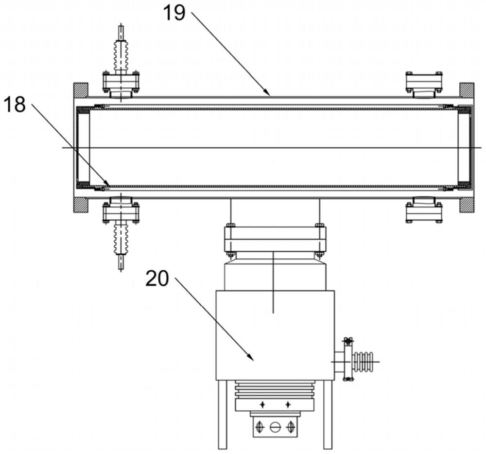 Transverse time-of-flight cluster mass selector and use method thereof