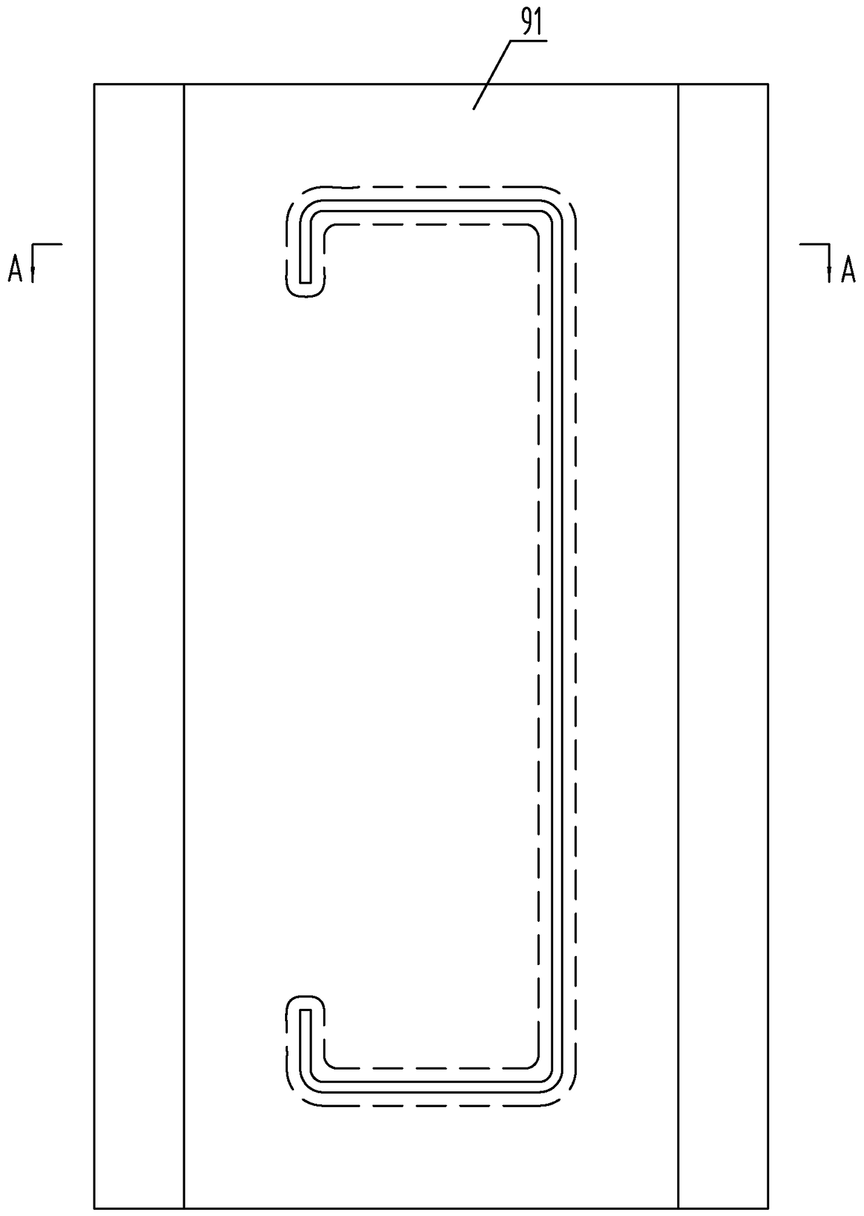 A method and equipment for preparing fire-resistant and anti-corrosion C-shaped steel