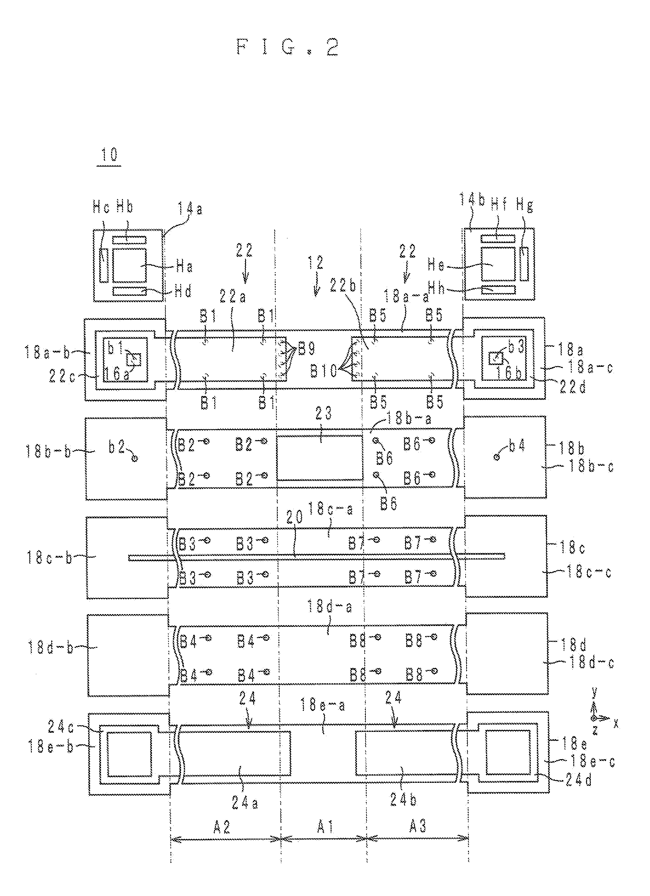 High-frequency signal line and electronic device including the same