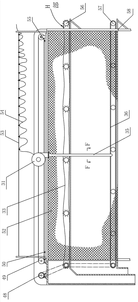 Impurity cleaning device of air outlet mesh