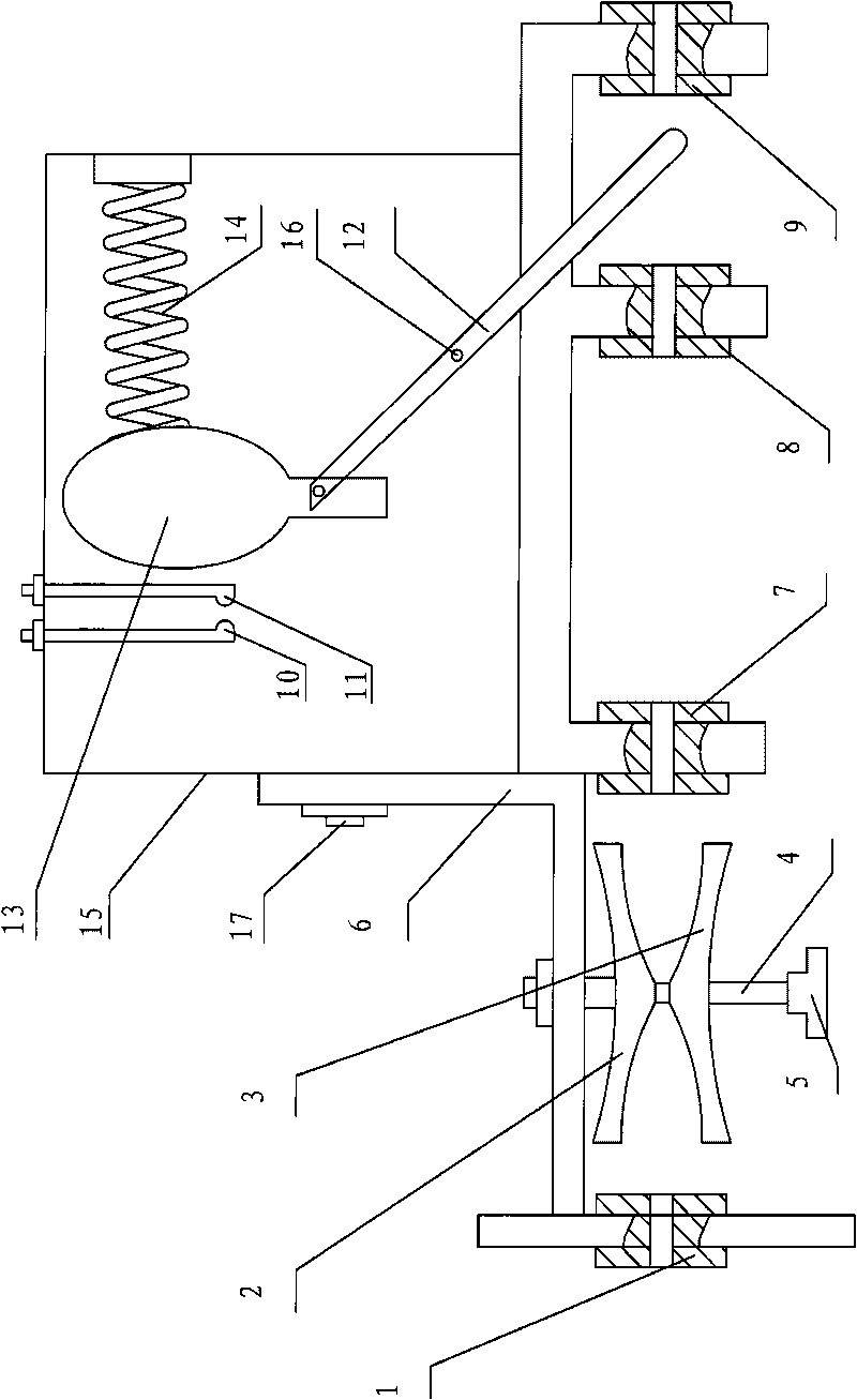 Broken yarn self-stop device