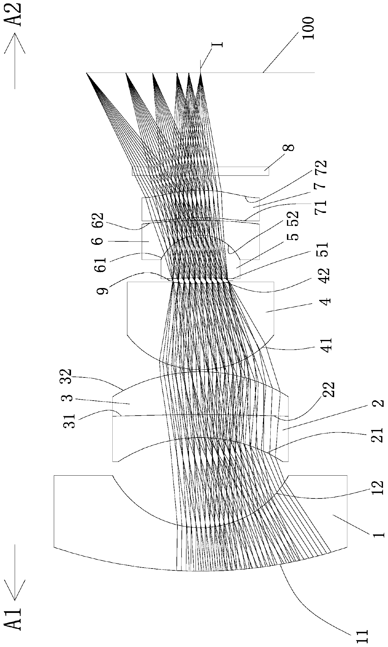 Optical imaging camera lens