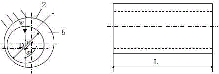 Concentric centripetal sliding bearing formed by using interface slippage