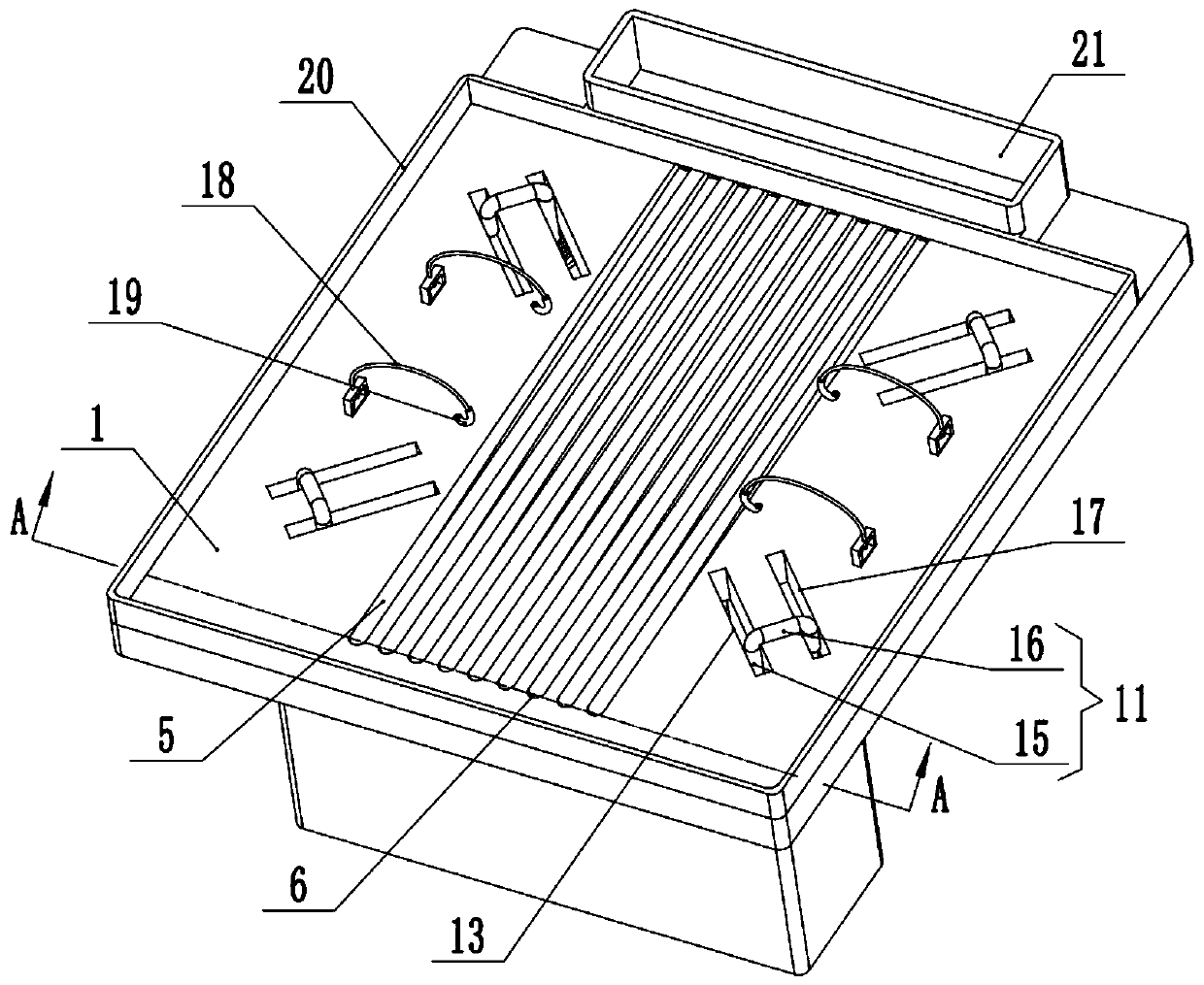 Rabbit fixing table