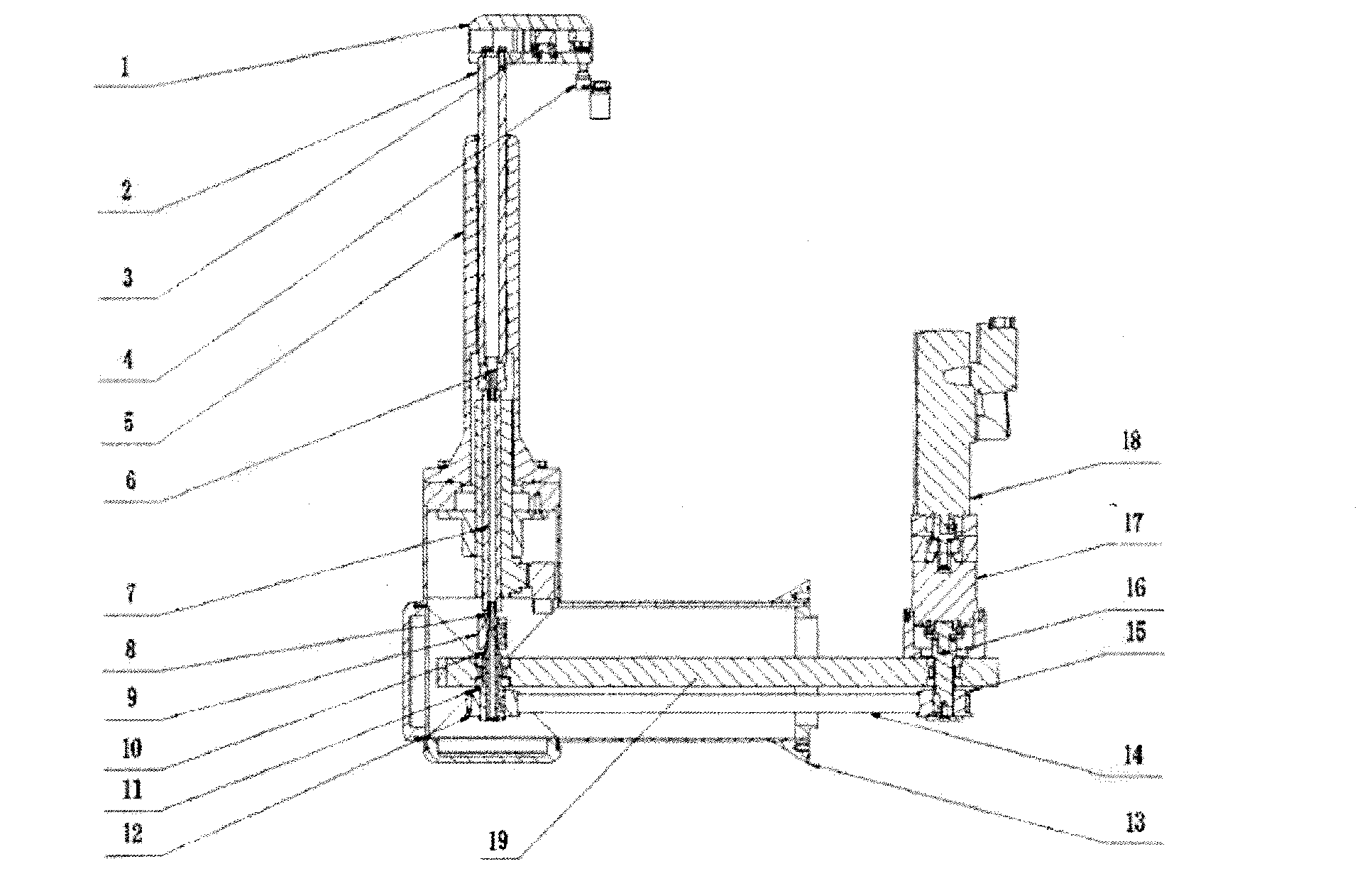 Weighing clamping mechanism