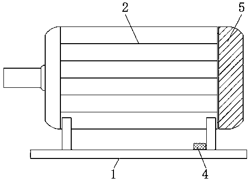 Asynchronous motor shell with alignment self-locking structure