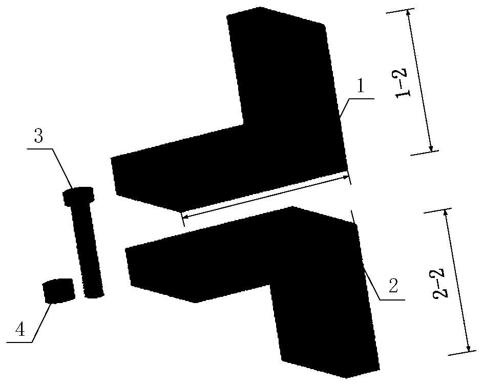 Cabin butt-joint bolt connection looseness simulation method under basic excitation