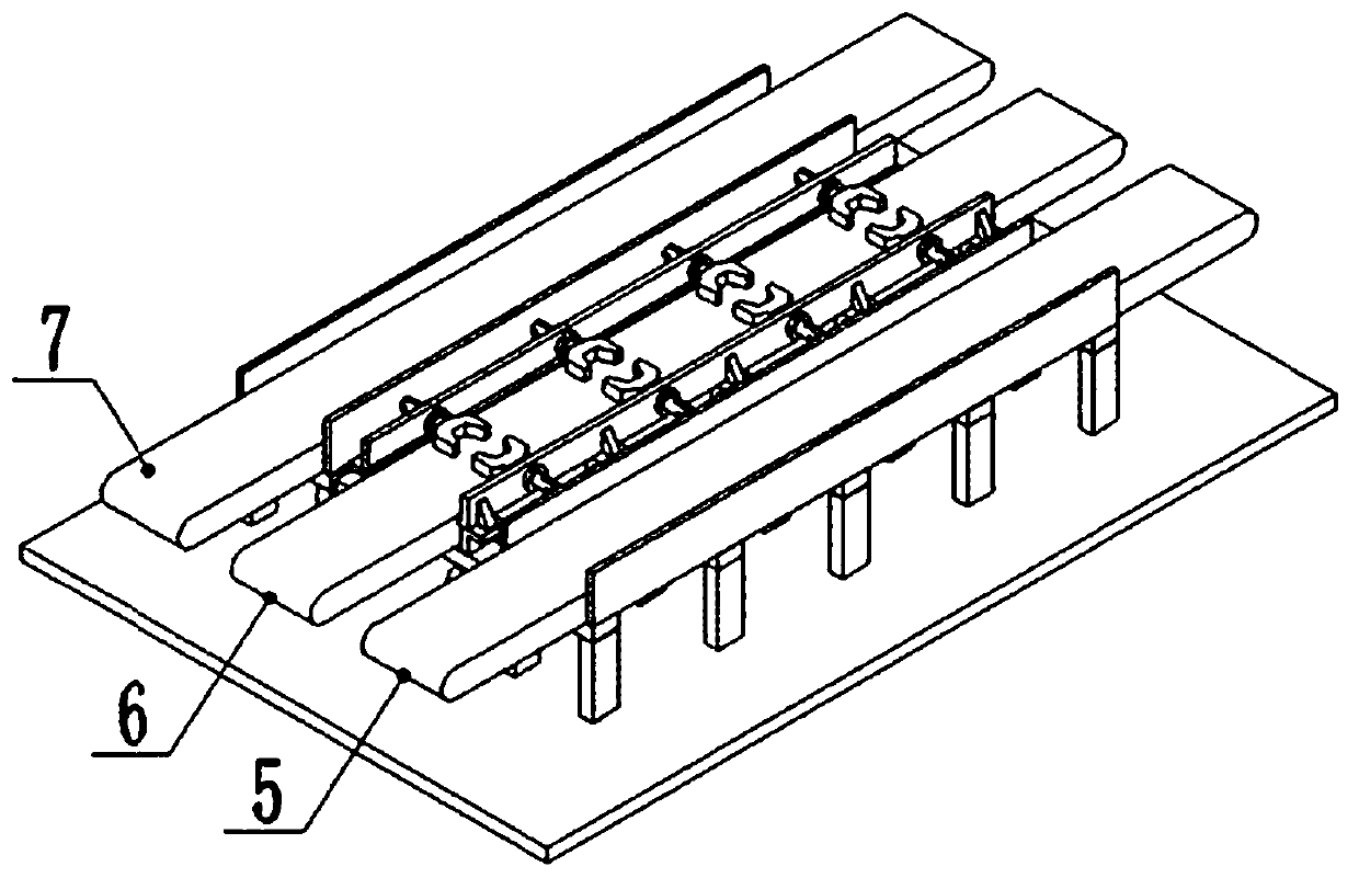 An electronic watch automatic assembly mechanism